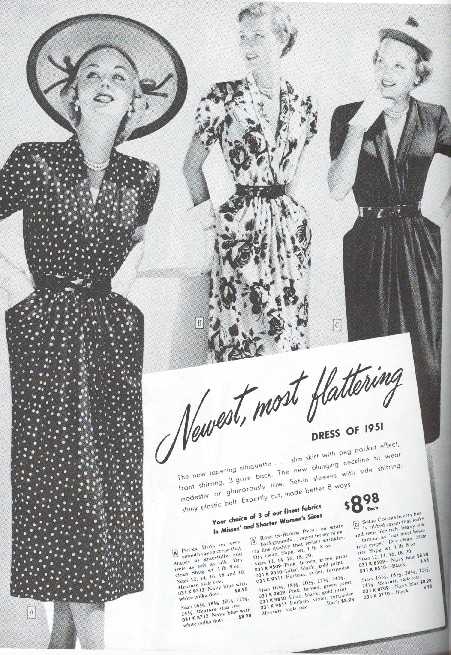 Fashions of the 1950 s The New Look